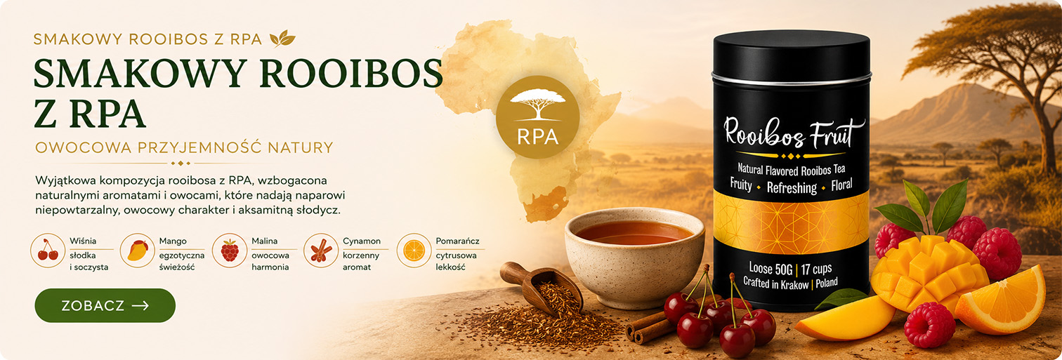 Smakowy Rooibos z naturalnymi dodatkami